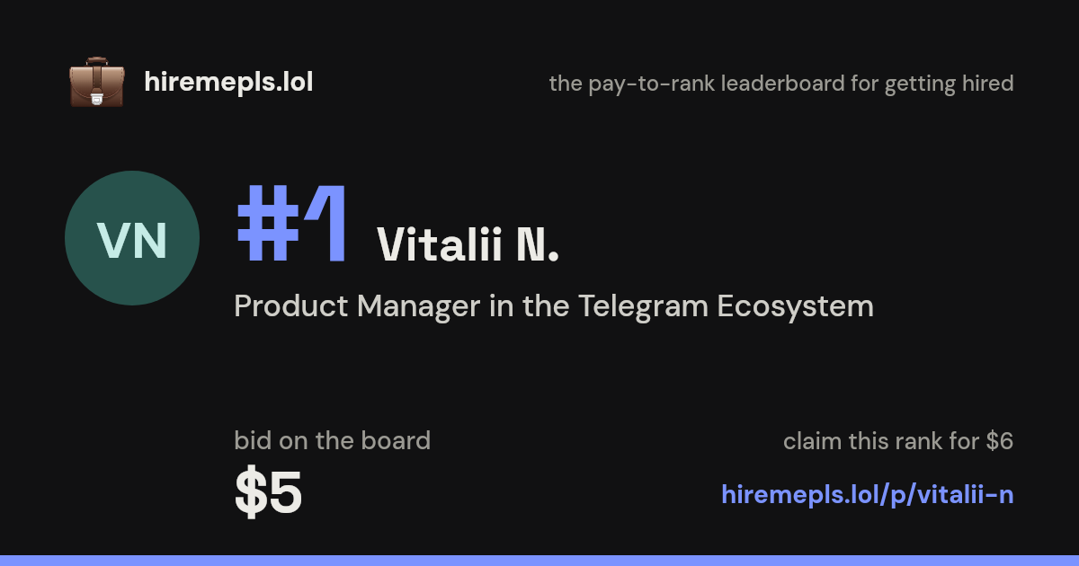 Share picture for Vitalii N.